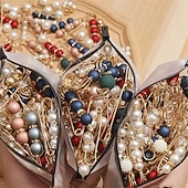 halpa taidetta, käsitöitä ja ompelua-30 kpl erikokoisia &amp;tyylinen tekohelmi rintaneulasarja – elegantit monikäyttöiset naulat naisille, täydellinen vaatteiden, hameiden, vyötärön säätöjen, huivien ja arkivaatteiden kiinnittämiseen