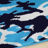 voordelige Muts-Voor heren Uniseks Muts Wintermutsen Beanies Gebreide muts Wintermuts blauw Leger Groen Katoen Jacquard Gebreid Knus Alledaagse kleding Uitgaan Camouflage Kleur Warm