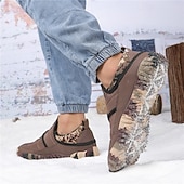abordables Botas de invierno y nieve-Botas de nieve cálidas de invierno sin cordones para hombre con suela antideslizante, diseño acolchado informal para caminar al aire libre, viajar en climas fríos y uso diario.