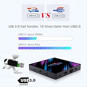 levne TV boxy-Android 10.0 TV box H96max Bluetooth 4.0 4K 4K podpora H.265 Cortex-A53 2GB 4GB 64GB 32GB 16GB