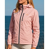 ieftine Jachete impermeabile-Pentru femei Αντιανεμικό Jachetă Softshell Μπουφάν πεζοπορίας În aer liber Impermeabil Respirabil Îmbrăcăminte pentru drumeții Primăvară Toamnă Topuri Pescuit Camping / Drumeții / Speleologie Alergat