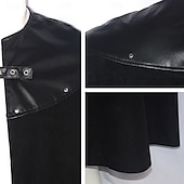 tanie Płaszcze i peleryny-Retro / vintage Średniowieczne Renesansowa Peleryna Płaszcz Wampir Wiking celtycki rycerz Strój na bal maskowy Męskie Damskie Dla obu płci Celtyckie Halloween Karnawał Spektakl LARP Ren Faire Doroślu