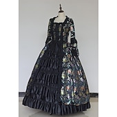 Χαμηλού Κόστους Φορέματα-Γοτθική Λολίτα Ροκοκό Βικτοριανό Φανταστική φορεσιά Τουαλέτα Φόρεμα χορού Μεγάλα Μεγέθη Βασίλισσα Πριγκίπισσα Φλοράλ Φανταχτερή Φόρεμα Γυναικεία βασιλικός Απόκριες Επίδοση Μασκάρεμα Ρεν Φερ Ενηλίκων