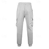 economico Carico-Per uomo Pantaloni da Tuta Cargo Pantaloni da tuta Joggers Pantaloni Coulisse Tasca Elastico in vita Semplice Comodità Quotidiano Sport all'Aperto Moda Casual Rosa Rosso Micro-elastico