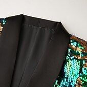 levne Párty obleky-Pánské Sako Šálový límec Večírek Květinový Blazer Více barev Na míru Jednořadé s jedním knoflíkem