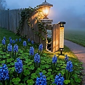 tanie Oświetlenie krajobrazowe-1 szt. termometr solarny do lampy ogrodowej, czujnik oświetlenia zewnętrznego na dziedzińcu, wtyczka do lampy ogrodowej, światło otoczenia na zewnątrz