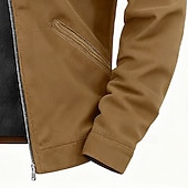 economico Felpa con cappuccio in pile-Per uomo Felpa con cappuccio Felpa con cappuccio a zip intera Felpa con cappuccio in pile Felpa con cappuccio foderata in pile Blu Marrone Verde Grigio Con Cappuccio Semplice Cerniera Sport &amp; Outdoor