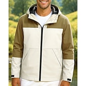 abordables Chaquetas impermeables-Hombre Cortavientos Chaqueta Chaqueta Softshell Chaqueta para senderismo Al aire libre Impermeable Resistente al Viento Trajes de senderismo Ropa de senderismo Primavera Otoño Camiseta Pesca Camping