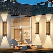 levne venkovní nástěnná světla-Venkovní Moderní Venkovní nástěnné světlo Venkovní Kov nástěnné svítidlo IP65 110-120V 220-240V