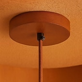 billiga Belysning för köksön-led taklampa 15 cm 1-ljus 3-ljus 3 ljus färg pendel lanterndesign taklampa trä geometrisk vintage vardagsrum sovrum matsal 110-240v