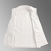 Χαμηλού Κόστους Ανδρικό Γιλέκο Ψαρέματος-Ανδρικά Veste Gilet Γιλέκο ψαρέματος ΕΞΩΤΕΡΙΚΟΥ ΧΩΡΟΥ Καθημερινά Μοντέρνα Καθημερινό Άνοιξη Φθινόπωρο Κουμπώσου Τσέπη Νάιλον Άνετο Σκέτο Φερμουάρ Όρθιος Γιακάς Κανονικό Μαύρο Λευκό Χακί Πράσινο Χακί