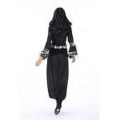 levne Kostýmy pro páry a skupiny-Čerodějnice Čaroděj předvečer Všech svatých Šaty Fancy kostým Kostýmy pro páry cosplay Dospělé Dámské předvečer Všech svatých Karneval Výkon Párty Jednoduché Halloweenské kostýmy Oblékněte se