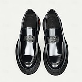 Недорогие Кожаные лоферы премиум-класса-Мужские коричневые пенни-лоферы из натуральной кожи – элегантные туфли без застежек для офиса, свадеб и официальных мероприятий