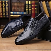 levne Poloformální-Pánské modré texturované oxfordky – elegantní společenské boty z umělé kůže s lesklým povrchem, elegantní společenské boty do kanceláře, na svatby a společenské akce