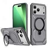 halpa iPhone-kotelot-puhelin Etui Käyttötarkoitus iPhone 17 Air 16 15 14 Pro Max Plus 16e 13 Pro Max Takakuori Tukee langatonta latausta Tukijalka Iskunkestävä Panssari PC