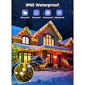 cheap Solar String Lights-LED Solar Christmas String Lights Outdoor Waterproof 100m 334.5Ft 1000LED/50m 171Ft 500 LED Solar Christmas Lights with Remote8 Modes Waterproof Patio Lights for Christmas Tree Patio Yard Garden Party Decor