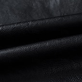 economico Giacca in ecopelle-Per uomo Giacca in Ecopelle Giacca da Biker Giacca da Moto Vacanza Quotidiano Antivento Patchwork Tasca Primavera Autunno Semplice Moda Classico Collo alla coreana Regolare Nero Bianco Rosso Marrone