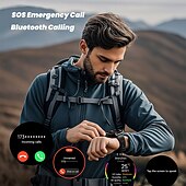 cheap Smartwatch-X28 Smart Watch 1.43 inch Smartwatch Fitness Running Watch Bluetooth Pedometer Call Reminder Activity Tracker Compatible with Android iOS Women Men GPS Long Standby Waterproof IP68 22mm Watch Case