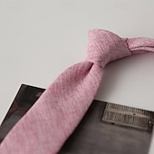 abordables Cravates &amp; noeuds papillons-Homme Cravates Mode Classique Moderne Contemporain Uni Fête de mariage Tenue quotidienne