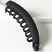 billige Gaver-6-pakning store bananhårspenner sklisikker hestehaleholder for kvinner og jenter i koreansk stil, tykk halvmåneformet hårspenne for hverdagsbruk