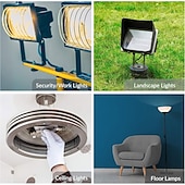 billige Globepærer med LED-r7s 118mm t3 500w j118 dimbare dobbeltsidige j-type pærer sikkerhet &amp;landskapsbelysning 220–240 v/110–120 v 6 stk.