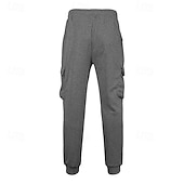 economico Carico-Per uomo Pantaloni da Tuta Cargo Pantaloni da tuta Joggers Pantaloni Coulisse Tasca Elastico in vita Semplice Comodità Quotidiano Sport all'Aperto Moda Casual Rosa Rosso Micro-elastico