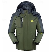 economico Fleece &amp; Giacche 3 in 1-Per uomo Giacca softshell Giacca da escursionismo Giacca in Pile Giacca termica Inverno All&#039;aperto Patchwork Calore Termico Impermeabile Antivento Top Nero Verde militare Rosso Blu Blu scuro