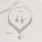 billige Halskjeder og anheng-3 stk Halskjede For Dame Gate Gave Daglig Legering Klassisk