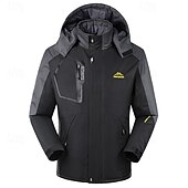 economico Fleece &amp; Giacche 3 in 1-Per uomo Giacca softshell Giacca da escursionismo Giacca in Pile Giacca termica Inverno All&#039;aperto Patchwork Calore Termico Impermeabile Antivento Top Nero Verde militare Rosso Blu Blu scuro