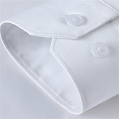 cheap Men&#039;s Non Iron Shirts-Men&#039;s Shirt Dress Shirt Non Iron Shirt Button Up Shirt Plain Formal Wedding Wine+Blue White+Black White+Blue Orange+Black Long Sleeve Lapel Spring &amp;  Fall All Seasons Clothing Apparel