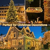 preiswerte Stecker Lichterketten-30m 50m 100M Lichterketten 300  500  1000 LEDs 2835 SMD 1 13 Fernbedienung 1 Set Warmweiß RGB Weiß Kupferdraht-Leuchten Weihnachtsbeleuchtung Party Urlaub Hochzeit 220-240 V