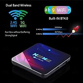 Χαμηλού Κόστους TV Boxes-h96 max v11 rk3318 4k hd youtube google play 2.4g 5g wifi bt4.0 δέκτης media player hdr usb 3.0 4gb 32gb 64gb smart android 11 tv box