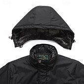 baratos Fleece &amp; Casacos 3 em 1-Homens Jaqueta Softshell Jaqueta de Trilha Casaco de lã Inverno Ao ar livre Térmico / Quente Prova-de-Água Blusas Cinzento Escuro Preto Branco Verde Tropa Laranja