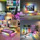 halpa LED-valonauhat-5v 5mm leveä 1-5m cob ws2812b ic rgb 160led/m led-nauha yksittäin osoitteellinen joustava tiheä tasainen valo unelmien jahtaava väri