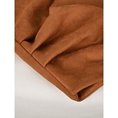 preiswerte Formelle Röcke-Damen Rock A-Linie Elegant Mode Mini Hohe Taille Röcke Einfach Mikroelastisch Straße Date Schwarz Rosa Khaki Grau Frühling Velourleder