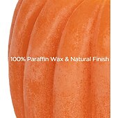 Недорогие Декоративные огни-Осенняя светодиодная беспламенная свеча-светильник в виде тыквы на Хэллоуин, для вечеринки в честь Дня благодарения, для украшения рабочего стола, подвесной светильник с 8 функциями, таймером, пультом