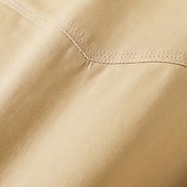 baratos Jaquetas Cargo-Homens Jaqueta Carga Jaqueta casual Férias Diário Respirável Bolsos Outono Inverno Tecido Moda Clássico Lapela Padrão Preto Marron cáqui Casaco