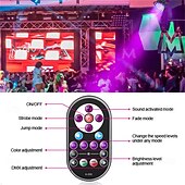 ieftine Proiectoare-36led telecomandă uv para lumină vopsire lumină violet efect lumină scenă lumină ktv bară