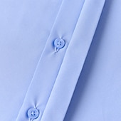 economico camicie da uomo no stiro-Per uomo Camicia Camicia elegante Camicia non stiro Camicia con colletto alla coreana Semplice Affari Quotidiano Nero Bianco Giallo Vino Manica Lunga Collo alla coreana Estate Primavera Abbigliamento