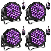 ieftine Proiectoare-36led telecomandă uv para lumină vopsire lumină violet efect lumină scenă lumină ktv bară