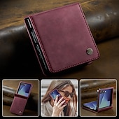 preiswerte Samsung-Handyhülle-Handy Hülle Handyhüllen Für Samsung Galaxy Z Flip 7 Magnetische Adsorption Brieftaschenhülle Magnetisch Vollschutz Ständer TPU PU-Leder