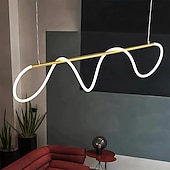 levne Návrh linky-LED závěsné světlo, styl note, severský design, moderní, jednoduché, americké světlo, luxusní, barové osvětlení, kreativní, síťované, dlouhé, obývací pokoj, restaurace, lampy