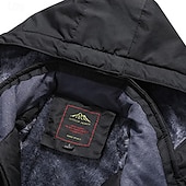 economico Fleece &amp; Giacche 3 in 1-Per uomo Giacca softshell Giacca da escursionismo Giacca in Pile Giacca termica Inverno All&#039;aperto Patchwork Calore Termico Top Nero Verde militare Rosso Blu