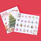 cheap Advent Calendar-Christmas Advent Calendar Bracelets 2025 for Girls, 24 Days DIY Jewelry Making Kit with 22 Charm Beads and 2 Adjustable Bracelets, Xmas Countdown Gift for Kids Teens Women