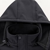 billige Fleece og 3 i 1 jakker-Herre Turjakke Fleece-jakke Vinterfrakk Pufferjakke Termisk sett Vinter Høst utendørs Hold Varm Vanntett Vindtett Topper Mørkegrå Svart Rød Lysegrå Grønn