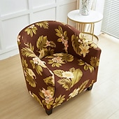 preiswerte Sesselabdeckung &amp; Armless Chair Cover-Polarfleece-Clubsesselbezug, haustierfreundlicher Stretch-Wannensesselbezug, Einzelsofa-Couchbezug für Haustiere, waschbarer Möbelschutz für das Wohnzimmer