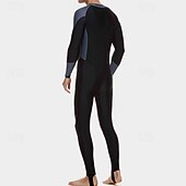 abordables Lycra de surf-Homme Maillots de bain intégraux Combinaison Fine UPF50+ manche longue Maillot de Bain ​fermeture éclair sur le devant Natation Plongée Surf Plongée en apnée Patchwork Été Printemps Automne