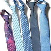 economico Cravatte e papillon da uomo-Per uomo Cravatte Classico Strisce e Quadri Serata Formale Data Festa &amp; Sera Festival