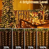 preiswerte Stecker Lichterketten-30m 50m 100M Lichterketten 300  500  1000 LEDs 2835 SMD 1 13 Fernbedienung 1 Set Warmweiß RGB Weiß Kupferdraht-Leuchten Weihnachtsbeleuchtung Party Urlaub Hochzeit 220-240 V