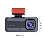 baratos DVR para automóveis-1080p Full HD / Gravação automática de inicialização DVR de carro 90 Graus Ângulo amplo CMOS 2 polegada IPS Dash Cam com Gravação de loop / Gravação rápida / Vídeo + foto 4 LEDs Infravermelhos